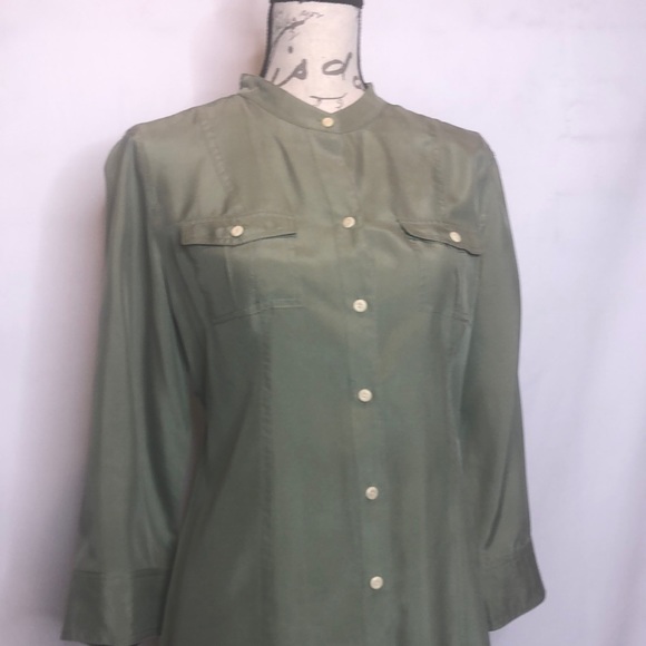 Banana Republic Silk Tunic Top - Picture 3 of 6